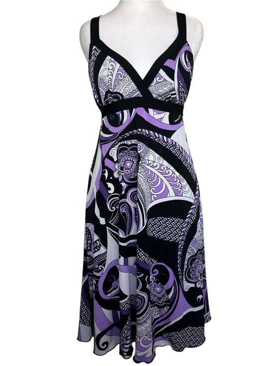 Speechless Dresses & Skirts - Y2K VTG Speechless Black and Purple Paisley Midi Dress